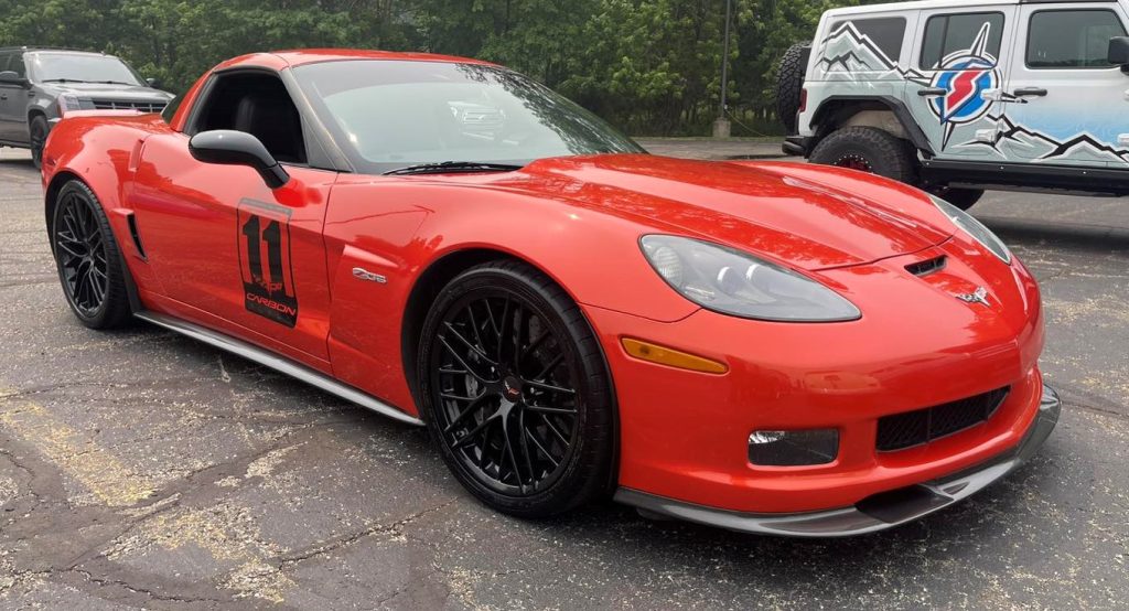 red c6 corvette z06