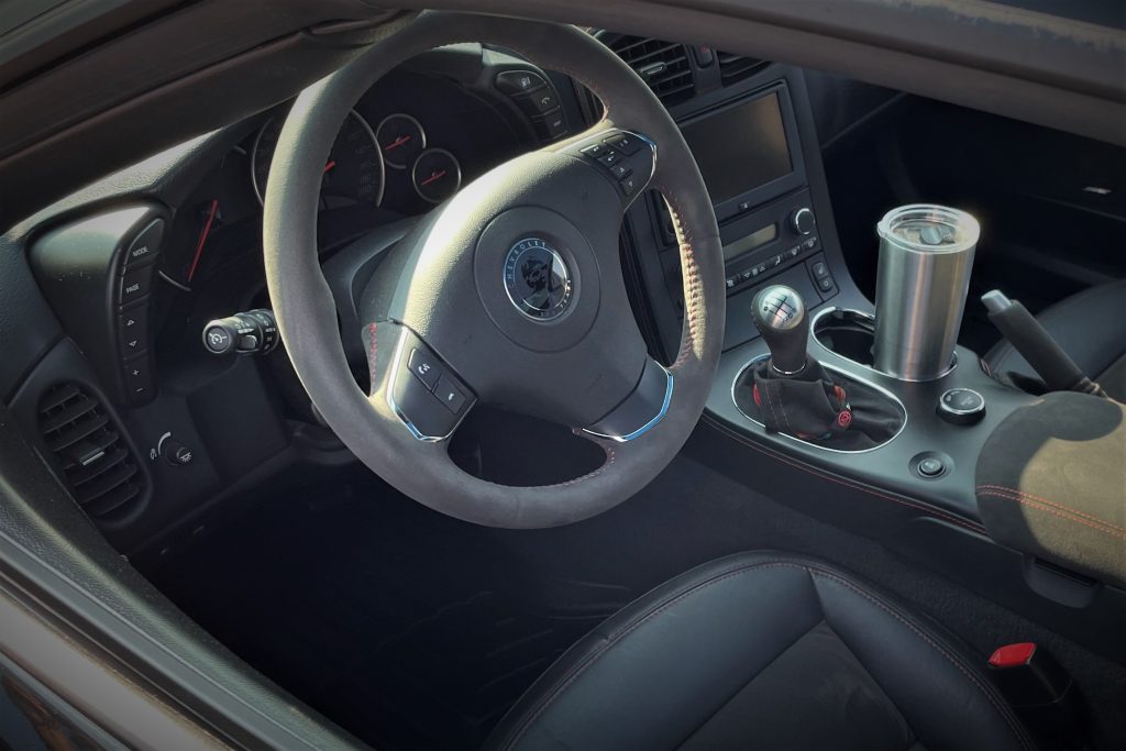 Interior of a C6 Chevy Corvette Grand Sport