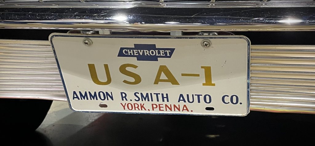 Chevy USA-1 Dealer Name Plate